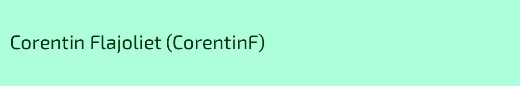 Corentin Flajoliet (CorentinF)